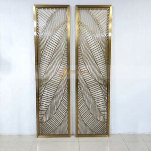 Fast Delivery Luxury Stainless Steel Translucent Movable Partition Restaurant Room Divider <b>Panels</b> Waterproof Feature Customized - Product Image 5
