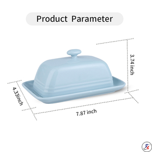 Beuri — plat à <span class=keywords><strong>beurre</strong></span> en céramique, formes géométriques, avec couvercle, stockage des aliments pour <span class=keywords><strong>la</strong></span> <span class=keywords><strong>cuisine</strong></span> - Product Image 6