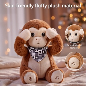 Tumama Peek-a-Boo Affen-Plüschtier für 18 Monate alte Kleinkinder Batteriebetriebenes Interaktives Animiertes Stofftier mit Ton & Bewegung - Product Image 6
