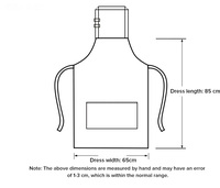 Tablier de travail en cuir personnalisé en tissu tissé pour barista, barbier, grillades, restaurant, chef ou jardinage – Tablier uniforme résistant à l'eau