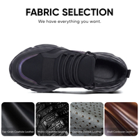 Sneakers pour femmes ultra-légères, augmentant la taille de 8 cm, avec semelle coussinée respirante, plateforme, pour la marche, fabriquées en usine