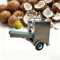 Presse à coques de noix de coco portable, machine à décortiquer les noix de coco, machine à décortiquer les coques de noix de coco et à retirer les noyaux de palmier