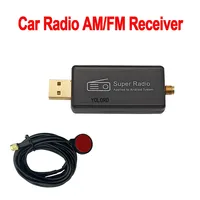 Mini adaptateur autoradio AM/FM stéréo en ABS, interface USB, antenne, compatible avec les systèmes multimédias Android
