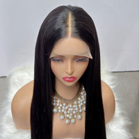 Perruque Lace Front HD 13x4 / 5x5 de 28 pouces, cheveux humains bruts 100% naturels, lisses vietnamiens, densité 300%, vente en gros, fournisseur de premier plan, livraison directe