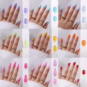 <span class=keywords><strong>Faux</strong></span> ongles de luxe de haute qualité avec diamants, extra longs, forme cercueil, courbe élégante, à presser - Product Image 3