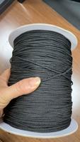 Coloré 1mm 1.5mm 2mm 3mm enduit macramé cordon imperméable Polyester bricolage glands noeud chinois maison Textile sacs vêtements collier