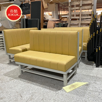 Meubles de restaurant modernes en bois massif, design personnalisé, durables, écologiques, sièges de banquette pour café, ensembles de tables et chaises pour restauration rapide