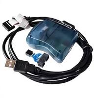 Programmeur en système AVRISP MkII XP2 AVR ISP Mk2 USB compatible avec AVR Studio STK500