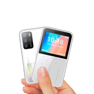 4G Mỏng Siêu Mỏng Thẻ Tín Dụng Kích Thước Tính Năng Điện Thoại, Dual Sim Thẻ Điện Thoại Di Động H888 1.77Inch Mạng Hỗ Trợ - Product Image 1