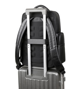 Sac à dos pour ordinateur portable en cuir véritable antivol de grande capacité 30L de luxe de haute qualité personnalisé pour hommes, idéal pour le travail, les voyages et les affaires - Product Image 3