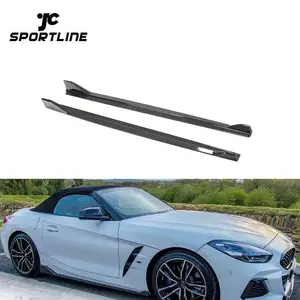 JCSportline Z4 G29 פחמן צד חצאיות הארכת עבור BMW Z4 G29 M40i להמרה 2 דלתות 2019-2020