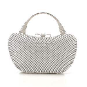 Bolso de Mano Pequeño de Lujo para Fiesta, con Cuentas, PU, Hecho a Mano, con Perlas, Correa para el Hombro y Cierre de Cremallera - Product Image 6