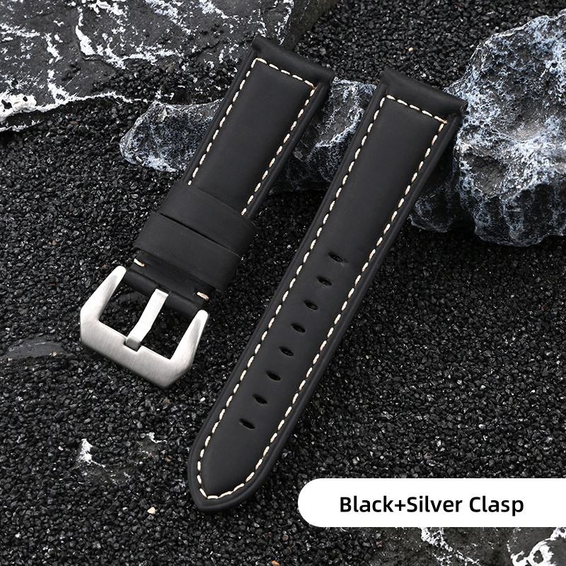 Fermoir noir + argent