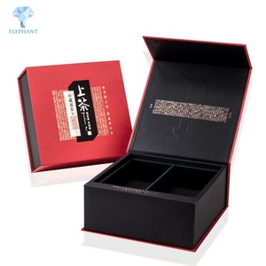 Custom Luxury Exquisite <b>Red</b> Craft Gift Cardboard Carton Tea Packaging <b>Box</b> - Product Image 3