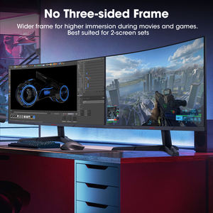 <span class=keywords><strong>Koorui</strong></span> หน้าจอ1500R VA โค้ง<span class=keywords><strong>24</strong></span>นิ้ว180Hz, หน้าจอคอมพิวเตอร์สำหรับเล่นเกม1080P พอร์ต LCD สำหรับเดสก์ท็อป - Product Image 6