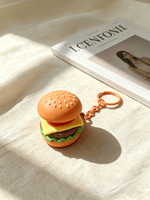 Jouet anti-stress réaliste en forme de dumpling ou de fruit, à presser, porte-clés, breloque de sac, pendentif de sac à dos, jouet sensoriel mignon