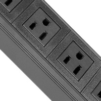 Prise de courant de table NEMA5-15R 3 voies avec chargeur USB 2 ports et interrupteur d'alimentation en stock pour meubles