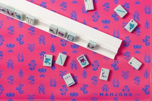 Tapis de Mahjong Pliable en Caoutchouc à Motif Floral, Antidérapant, Réduction du Bruit, Durable, Écologique, pour <span class=keywords><strong>Poker</strong></span>, <span class=keywords><strong>Casino</strong></span> Moderne et Luxueux - Product Image 2