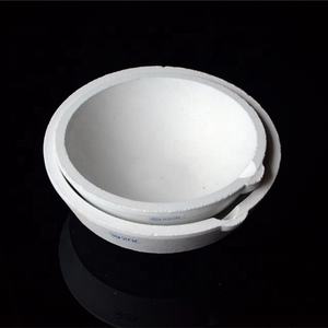 Plato de Cerámica de Cuarzo de Sílice Fundida para Fundir Metales, Tazón de Cerámica de Sílice Fundida - Product Image 2