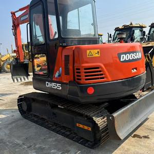 Grande machine d'excavatrices d'occasion de marque originale DOOSAN DH55 pelleteuse à usage intensif avec les meilleures conditions et performances - Product Image 3