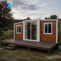 Maison préfabriquée portable de 10 pieds, extensible et modulaire, avec 1 chambre et 1 salle de bain, pour une vie en milieu isolé