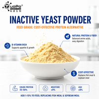 Poudre de levure inactive, humidité ≤9%, teneur en cendres ≤8%, saveur naturelle de levure, améliore la palatabilité des aliments et favorise la croissance saine des animaux