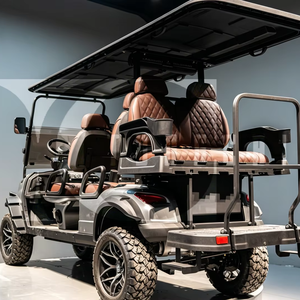 Voiturette de golf électrique Tongcai 6 places, modèle amélioré certifié CE pour la <span class=keywords><strong>patrouille</strong></span> des propriétés immobilières et des communautés fermées - Product Image 2