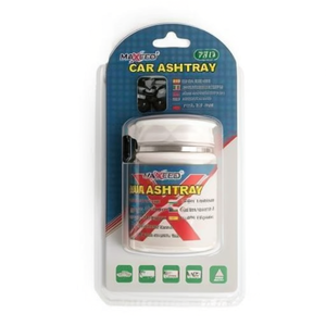 Maxeed Car Ashtray Black <b>Silver</b> With Light 7173-XM01 For Vehicle Use - Product Image 2