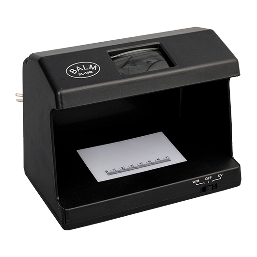 Desktop Magnifier UV Water Mark Money Detection Banknote Currency Detector