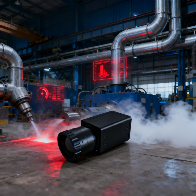 Industrial Temperature Measurement Network IP Infrared Thermal Camera Imager 1280x1024 640x512 384x288 12μm 17μm