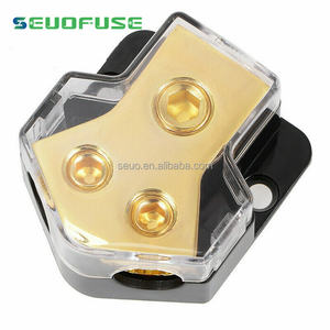 2ウェイ配電ブロックパワーグランドスプリッタ0/4ゲージAWGカーオーディオ用ジャンクションボックス1 in 2 Out - Product Image 5