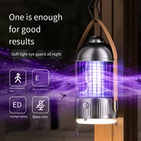 Lámpara para matar mosquitos 2026, repelente de mosquitos de descarga eléctrica para el hogar, lámpara para acampar en interiores y exteriores, repelente de mosquitos y moscas