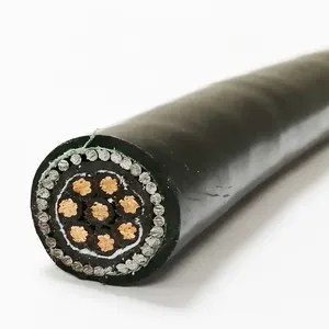 Cable de alimentación marina Flexible de Pvc, 1kv, 0,6, ignífugo, a prueba de fuego, Cable de alimentación de Pvc, Cu Xlpe Swa