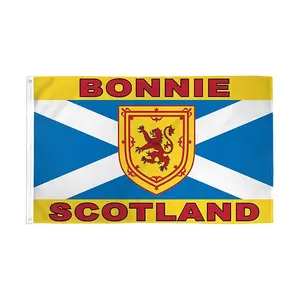 Durable 3x5FT Flag Bonnie Scotland United Kingdom UK Banner Europe