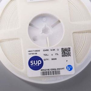Manufacturer Direct RR3216 1206L3301FT 1206 3216 Resistors Chip Resistors SMD Resistors 3.3Kohm 1% 1/4W Thick Film Resistor - Product Image 1