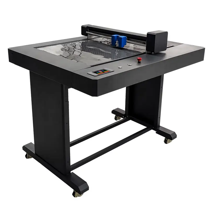 Vendita calda Teneth FC-5070E fustellatrice a piattaforma fissa Plotter adesivo in vinile a doppia lama per taglio completo e bacio