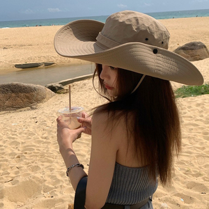 Sombrero protector solar Unisex Sombrero plegable para el sol Protector solar de verano Cubierta facial Protección Uv Mujeres Hombres Gorras deportivas - Product Image 2