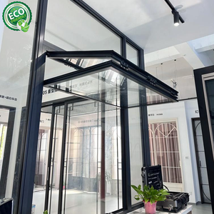 Factory Direct Custom Aluminum Folding <b>Window</b> Thermal Break Double Glazed Fold-up <b>Window</b> Vertical Folding <b>Window</b> - Product Image 4