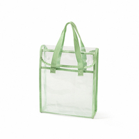 Sac de rangement de papier de test de grande capacité avec logo personnalisé sac d'examen transparent en PVC sac d'examen durable pour fournitures de bureau et documents