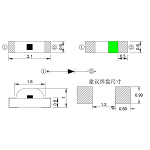 <span class=keywords><strong>2025</strong></span> <span class=keywords><strong>LED</strong></span> 1.8V-2.4V 120 Deg 75-170mcd 0802 Vista Lateral SMD <span class=keywords><strong>LED</strong></span> Fichas Amarelas - Product Image 3