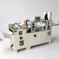 Máquina para Doblar Servilletas de Papel 1/2, 1/4, 1/6, 1/8 con Grabado e Impresión, 1000-2000 piezas/min