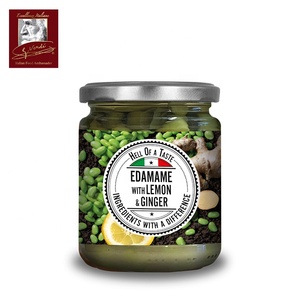 GVERDI Selection 200g Edamame au citron et au gingembre Prêt à manger Légumes en conserve Légumineuses en pot de verre Fabriqué en Italie - Product Image 1