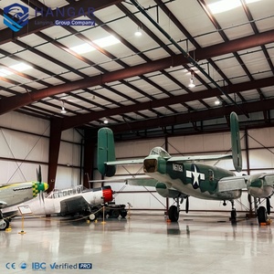Hangar et garage modernes préfabriqués en acier pour avions, entrepôt résistant aux intempéries avec <span class=keywords><strong>porte</strong></span> coulissante, <span class=keywords><strong>prix</strong></span> usine compétitif - Product Image 5