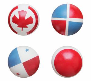 Biểu Tượng Tùy Chỉnh In Rắn Cao Su Bọt Bóng Đá Bóng Thể Thao Đội Bóng Đá Với Đội Màu Sắc Thể Thao Đồ Chơi - Product Image 4