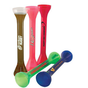 Haltères en plastique multicolores personnalisées, tasses en verre de jardin, cannette de bière à long cou pour kits de fournitures de fête jetables - Product Image 4