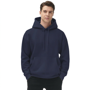 Custom Logo New Breathable Plain Hoodies Wholesale High Quality Custom Logo Plain Hoodies for Men's Fitness <b>Clothes</b> Men's - Product Image 1