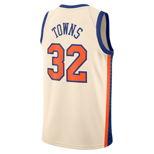 2025 Hommes New <span class=keywords><strong>York</strong></span> # Maillots de basket personnalisés 32 Towns, chemises brodées, uniformes pour jeunes, vêtements de sport avec logo - Product Image 5
