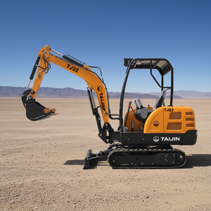 Top Selling Strong Digging Force <b>Roof</b> <b>Canopy</b> 2200kg Mini Excavator for Construction and Farm Works - Product Image 1