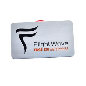 Custom Metal Self-adhesive Sticker Engraved Logo Text Black Blue Filled Colors Aluminum/Stainless