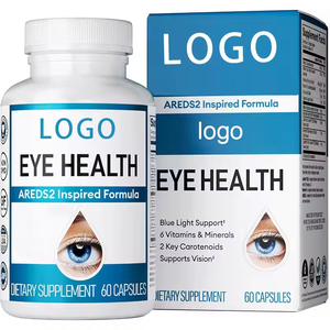 Cápsulas de Vitamina para el Cuidado de los Ojos OEM con Luteína, Zeaxantina y Extracto de Arándano para la Salud de la Visión y el Ojo Seco en Forma de Polvo, 60 Cápsulas - Product Image 2